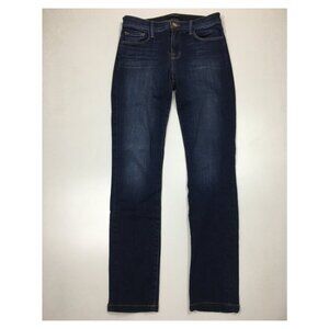 J BRAND Oblivion Dark Wash Rail 5 Pocket Logo Hardware Slim Fit Skinny Jeans